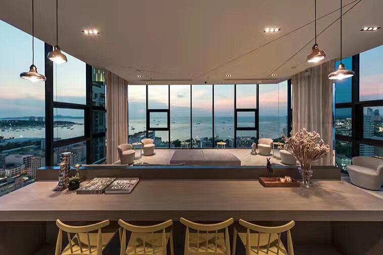 The Base Highfl Seaview Apartment Pattaya Ngoại thất bức ảnh